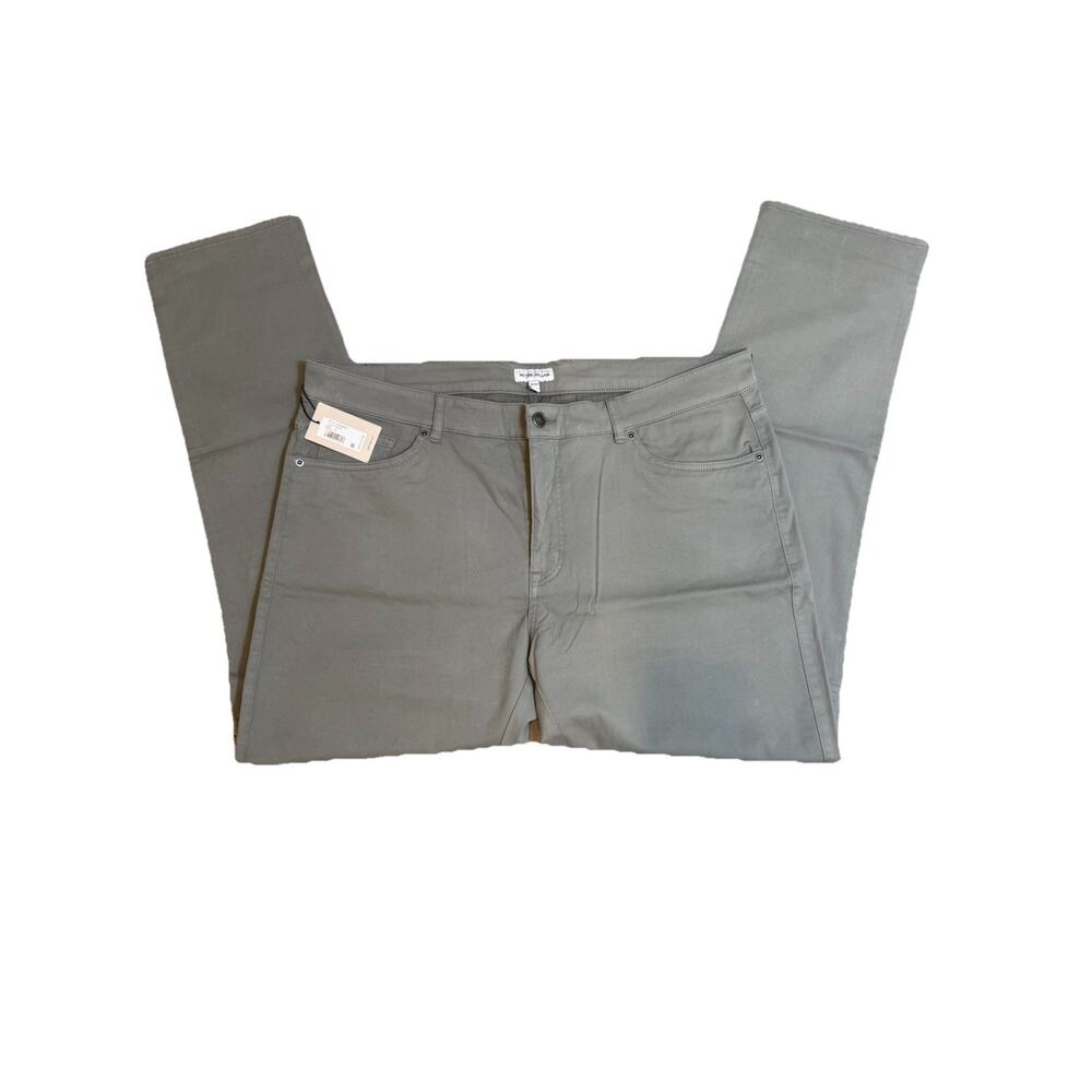 nwt peter millar mens color gale golf pants 40/32 5 pocket gray